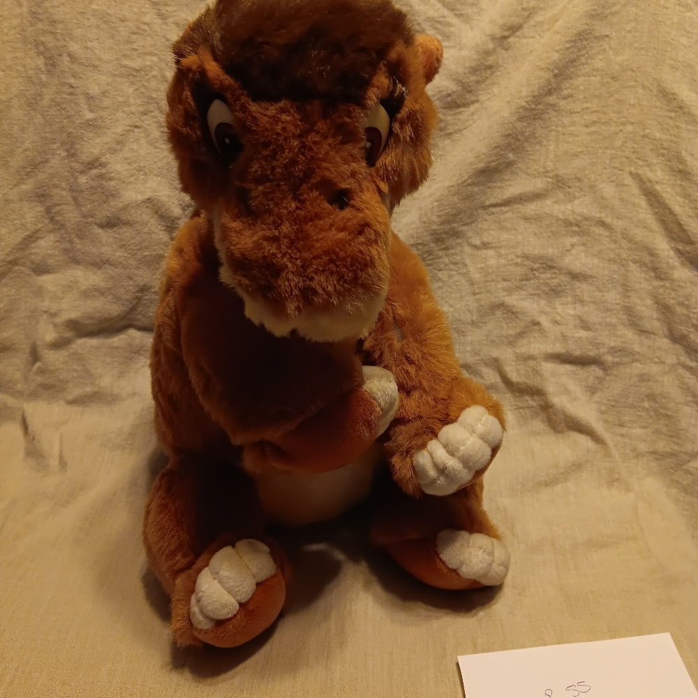 Gund Littlefoot Dinosaur Plush JC Penney 1988 The Land Before Time 16"